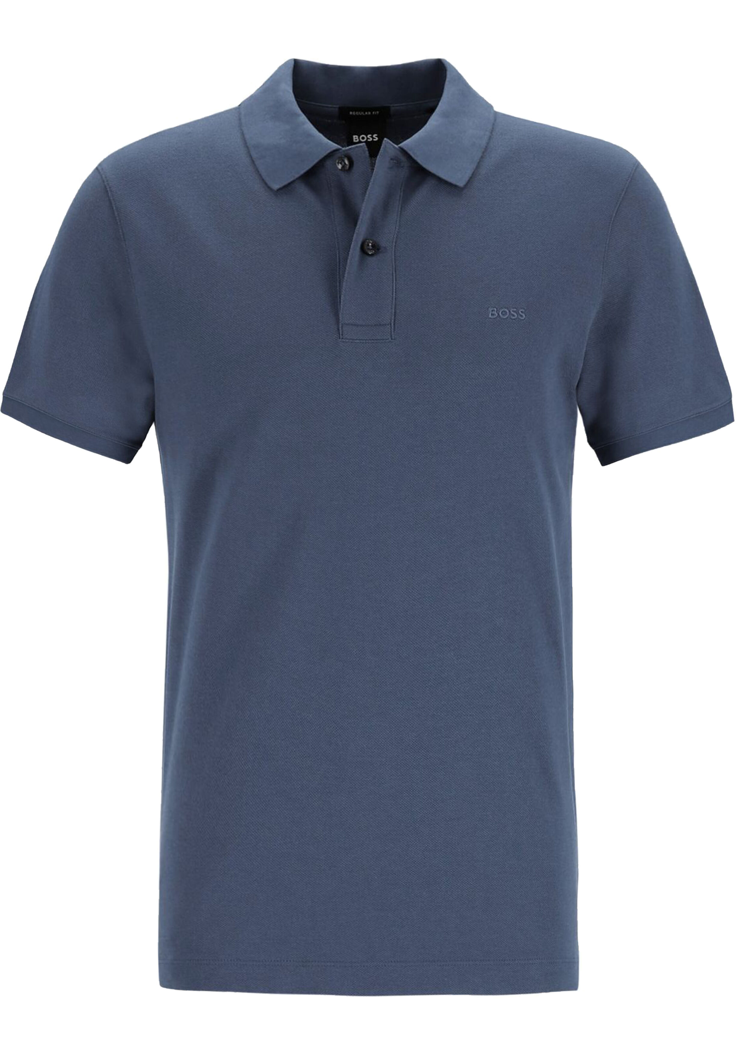 BOSS Pallas regular fit polo, pique, blauw